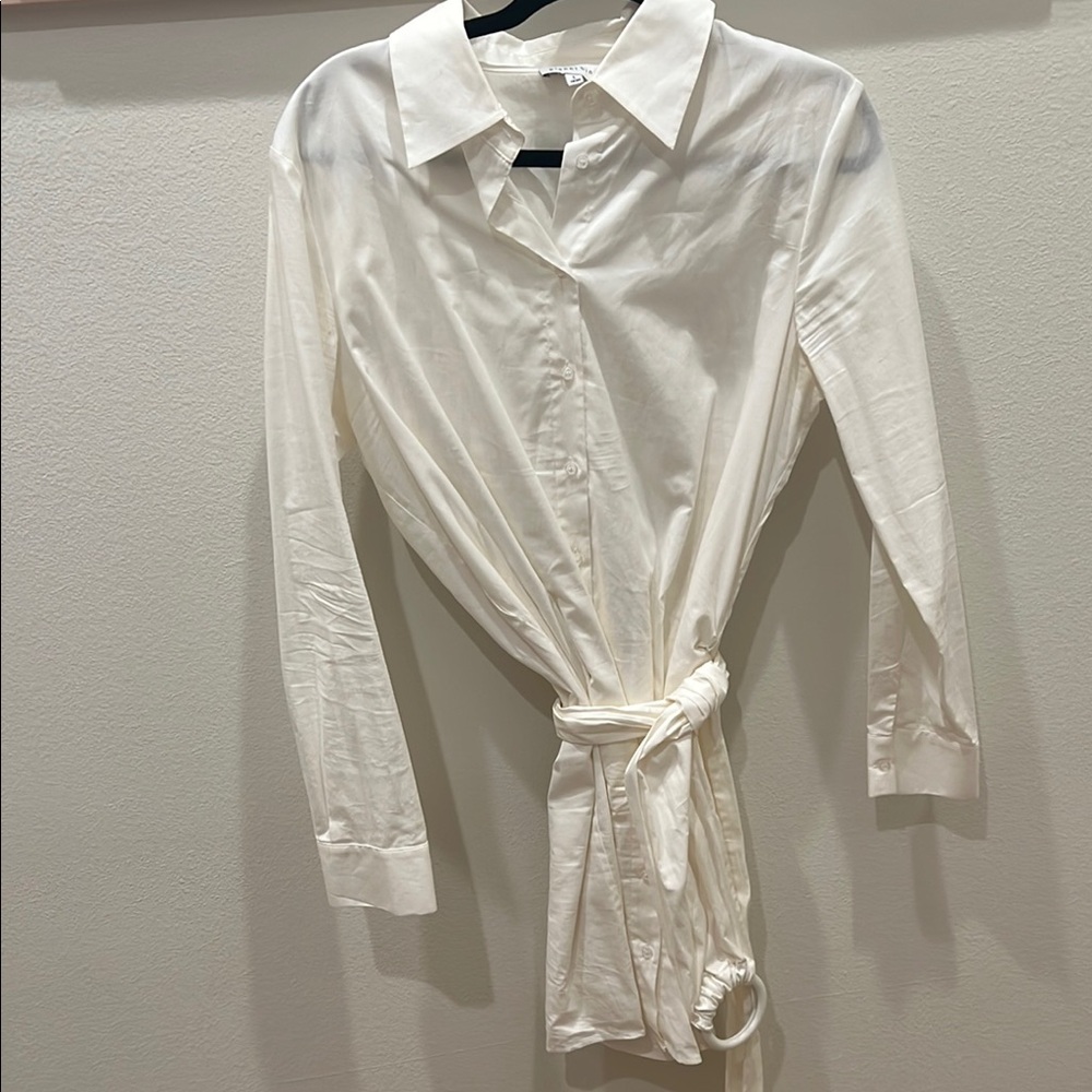 Gianni Bini Long Sleeve White Dress